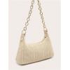 imageVerdusa Womens Straw Woven Shoulder Bag Tote Handbag Summer Beach PurseApricot