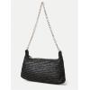 imageVerdusa Womens Straw Woven Shoulder Bag Tote Handbag Summer Beach PurseBlack