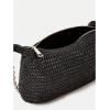 imageVerdusa Womens Straw Woven Shoulder Bag Tote Handbag Summer Beach PurseBlack