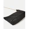 imageVerdusa Womens Straw Woven Shoulder Bag Tote Handbag Summer Beach PurseBlack