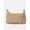 imageVerdusa Womens Straw Woven Shoulder Bag Tote Handbag Summer Beach PurseKhaki