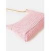 imageVerdusa Womens Straw Woven Shoulder Bag Tote Handbag Summer Beach PursePink