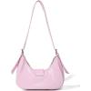 imageVerdusa Womens Studded PU Leather Clutch Shoulder Tote Handbag Adjustable Strap Boho BagsPink