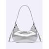 imageVerdusa Womens Studded PU Leather Clutch Shoulder Tote Handbag Adjustable Strap Boho BagsSolid Silver