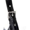 imageVerdusa Womens Studded PU Leather Clutch Shoulder Tote Handbag Adjustable Strap Boho BagsTexture Black