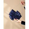 imageVerdusa Womens Twist Satin Clutch Evening Handbags Crossbody Bag Party PursesBlue
