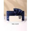 imageVerdusa Womens Twist Satin Clutch Evening Handbags Crossbody Bag Party PursesBlue
