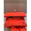 imageVerdusa Womens Twist Satin Clutch Evening Handbags Crossbody Bag Party PursesRed