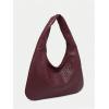 imageVerdusa Womens Woven Leather Hobo Shoulder Bags Top Handle Braided Underarm PurseBurgundy