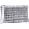 imageVerdusa Womens Rhinestone Evening Bag Clutch Handbags Glitter Wristlet PurseSilver