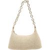 imageVerdusa Womens Straw Woven Shoulder Bag Tote Handbag Summer Beach PurseApricot
