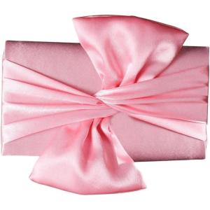 imageVerdusa Womens Twist Satin Clutch Evening Handbags Crossbody Bag Party PursesPink