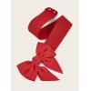 imageVerdusa Womens Bow Knot Wide Elastic Waist Belt Stretchy WaistbandRed