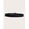 imageVerdusa Womens Floral Embroidery Square Buckle Leather Belts Vintage BeltBlack