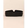 imageVerdusa Womens Leather Wide Belts Buckle Waist Belt WaistbandsBlack