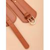 imageVerdusa Womens Leather Wide Belts Buckle Waist Belt WaistbandsBrown