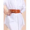 imageVerdusa Womens Leather Wide Belts Buckle Waist Belt WaistbandsBrown
