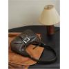 imageVerdusa Womens Vintage PU Leather Shoulder Bag Zipper Underarm BagsBrown