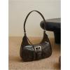 imageVerdusa Womens Vintage PU Leather Shoulder Bag Zipper Underarm BagsBrown