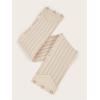 imageVerdusa Womens Wide Corset Belt Elastic Waist Waistband Ruffle BeltsApricot