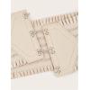 imageVerdusa Womens Wide Corset Belt Elastic Waist Waistband Ruffle BeltsApricot