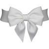 imageVerdusa Womens Bow Knot Wide Elastic Waist Belt Stretchy WaistbandWhite