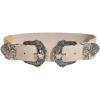 imageVerdusa Womens Vintage Western Leather Belt Double Buckle Cowgirl Waist BeltsApricot