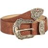 imageVerdusa Womens Western Cowgirl Buckle PU Leather Waist Belts Vintage BeltBrown