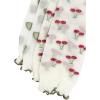 imageVerdusa Womens 2 Pairs Ruffle Socks  Sheer Mesh Thin Transparent Ankle SocksRed and Green