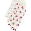 imageVerdusa Womens 2 Pairs Ruffle Socks  Sheer Mesh Thin Transparent Ankle SocksRed and Pink
