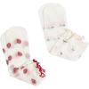 imageVerdusa Womens 2 Pairs Ruffle Socks  Sheer Mesh Thin Transparent Ankle SocksRed and Pink
