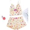 imageVerdusa Womens Floral Sheer Mesh Lingerie Set Embroidered Bralette Top Shorts