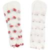 imageVerdusa Womens 2 Pairs Ruffle Socks  Sheer Mesh Thin Transparent Ankle SocksRed and Pink