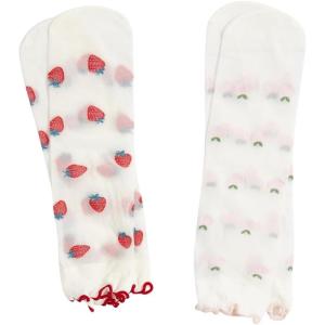 imageVerdusa Womens 2 Pairs Ruffle Socks  Sheer Mesh Thin Transparent Ankle SocksRed and Pink