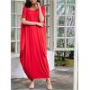 imageVerdusa Womens Boat Neck Dolman Sleeve Caftan Harem Oversized Maxi DressReda