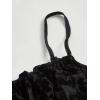 imageVerdusa Womens Floral Print Mesh Tie Front Square Neck Bodycon Cami DressBlack