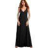 imageVerdusa Womens Casual Sleeveless Deep V Neck Summer Beach Maxi Long DressBlack