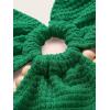 imageVerdusa Womens Casual Sleeveless Tie Backless Cut Out V Neck Bodycon Halter Mini Beach Boho DressGreen