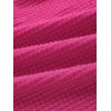 imageVerdusa Womens Casual Sleeveless Tie Backless Cut Out V Neck Bodycon Halter Mini Beach Boho DressHot Pink
