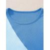 imageVerdusa Womens Color Block Drawstring Ruched Ribbed Mini Tank Bodycon DressBlue