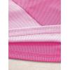 imageVerdusa Womens Color Block Drawstring Ruched Ribbed Mini Tank Bodycon DressPink