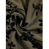 imageVerdusa Womens Floral Print Mesh Lettuce Trim Sleeveless Bodycon Long Cami DressGreen Floral