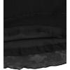 imageVerdusa Womens Lettuce Trim Floral Print Mesh Sleeveless A Line Short Cami DressBlack Solid