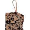 imageVerdusa Womens Lettuce Trim Floral Print Mesh Sleeveless A Line Short Cami DressKhaki