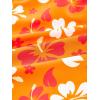 imageVerdusa Mens Floral Print Drawstring Elastic Waist Swim Trunks Summer Beach ShortsOrange