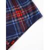 imageVerdusa Girls 3pack Plaid Print Elastic Waist Casual ShortsRed Blue