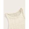 imageVerdusa Womens Fall Dress Sleeveless Ribbed Knit Midi Tank Dress Wedding Guest Dress Sweater DressesLight Beige