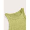 imageVerdusa Womens Fall Dress Sleeveless Ribbed Knit Midi Tank Dress Wedding Guest Dress Sweater DressesLime Green