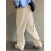 imageVerdusa Mens Casual Loose Wide Leg Pants Lightweight Trousers with Slant PocketsBeige