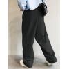 imageVerdusa Mens Casual Loose Wide Leg Pants Lightweight Trousers with Slant PocketsBlack